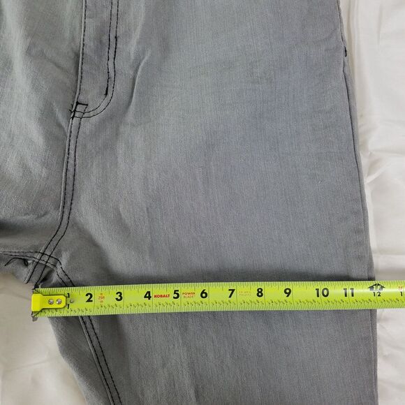 Hipstar Jeans Womens 24 Gray High Rise Skinny Leg Rhinestone Light Wash‎ Denim - Picture 5 of 16